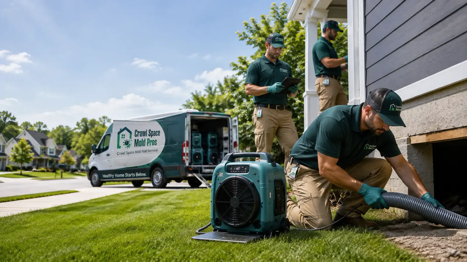 Crawl Space Mold Removal in Newell, PA